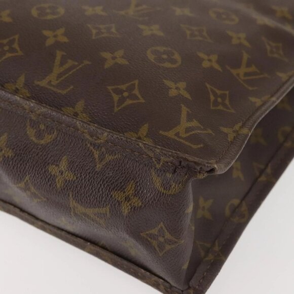 LOUIS VUITTON Monogram Sac Plat Hand Bag Vintage M51140 LV Auth bs29434 - Picture 5 of 16